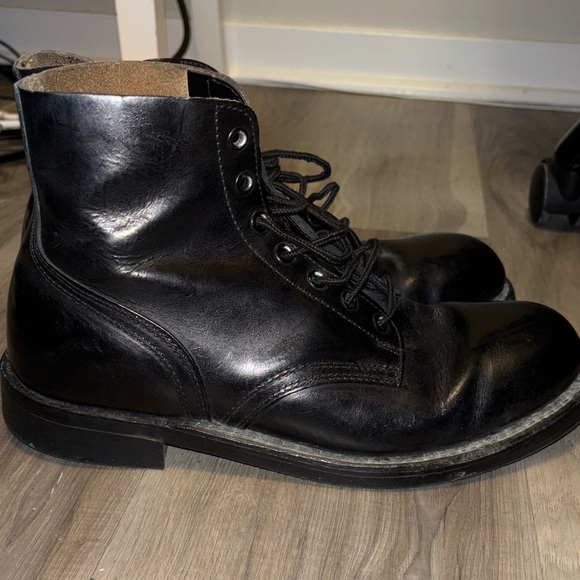 Vintage biltrite leather steel toe boots - Picture 2 of 7